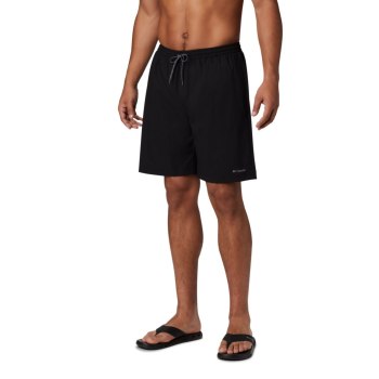 Columbia Summertide Stretch Big, Pantalones Cortos Negros Para Hombre | 543281-VOC